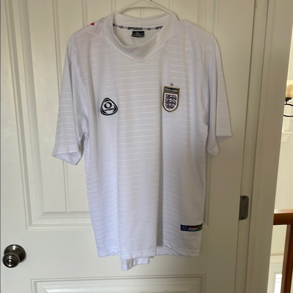 White  Optimus England Football Jersey